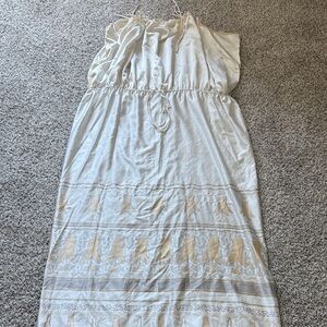 Vintage 1970s Zandra Rhodes Printed Dress | Sheer Silk Chiffon Slip Dress